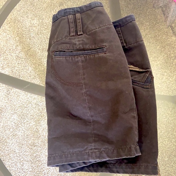 Grunge| y2k| streetwear| RARE five-pocket brown miniskirt + stitching accents - Picture 4 of 4